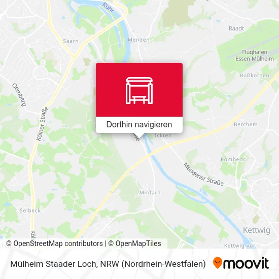 Mülheim Staader Loch Karte