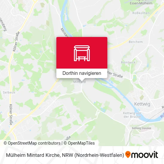 Mülheim Mintard Kirche Karte