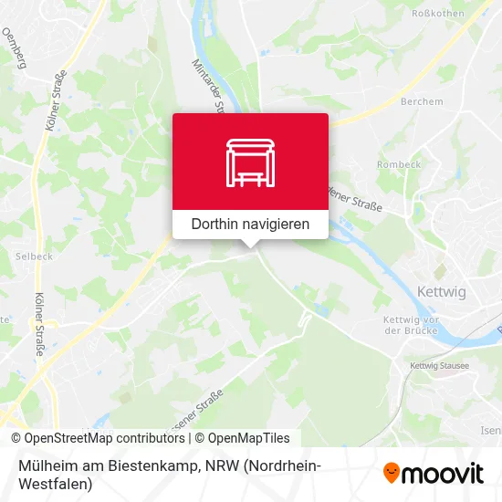 Mülheim am Biestenkamp Karte