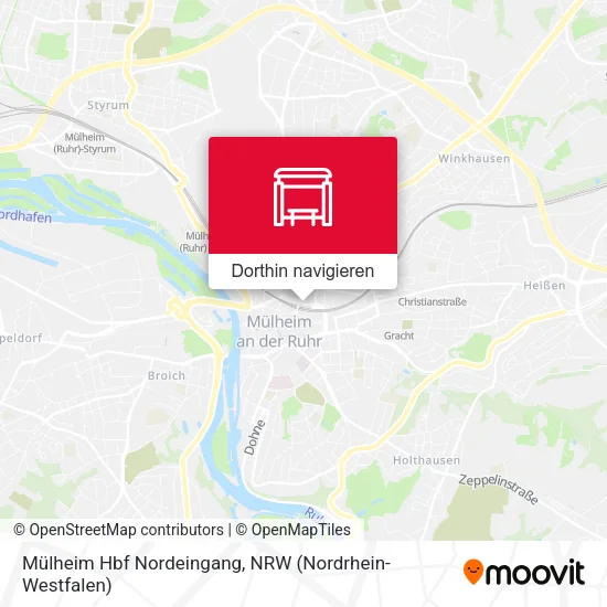 Mülheim Hbf Nordeingang Karte