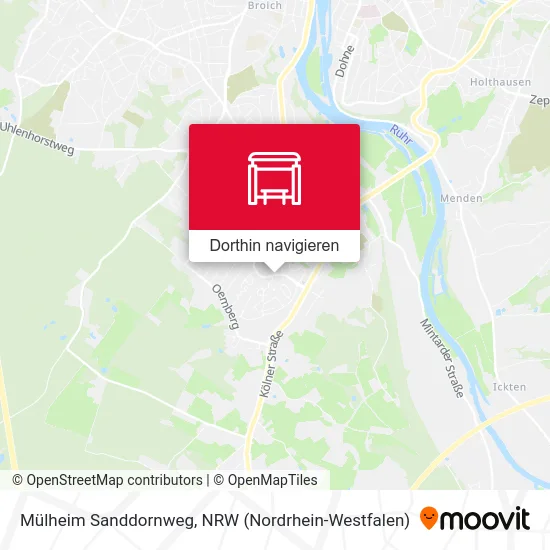Mülheim Sanddornweg Karte
