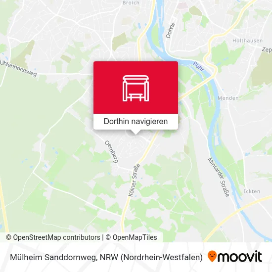 Mülheim Sanddornweg Karte