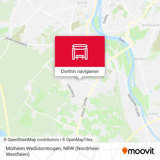 Mülheim Weißdornbogen Karte