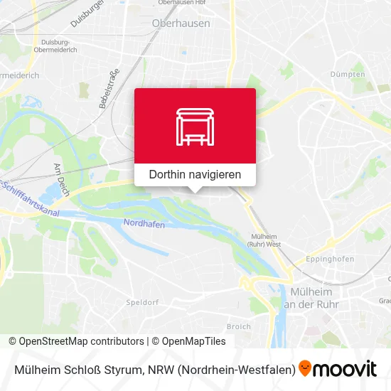 Mülheim Schloß Styrum Karte