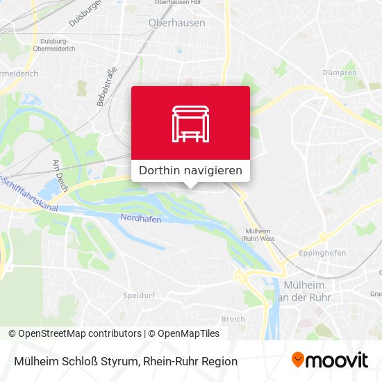 Mülheim Schloß Styrum Karte
