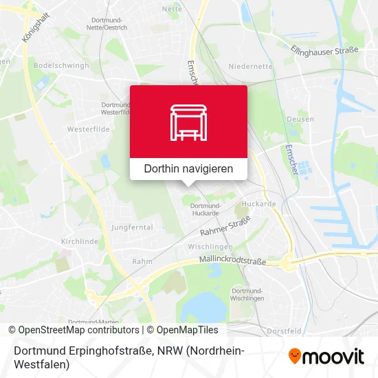 Dortmund Erpinghofstraße Karte