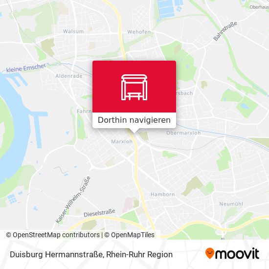 Duisburg Hermannstraße Karte