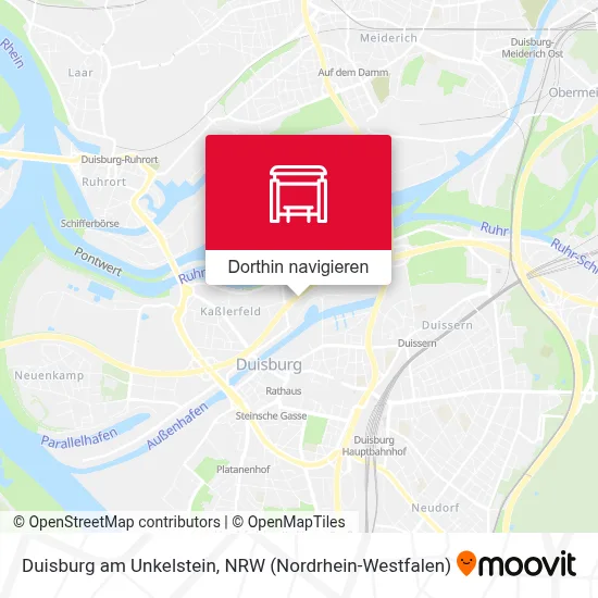 Duisburg am Unkelstein Karte
