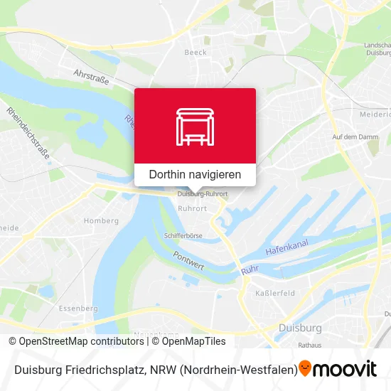 Duisburg Friedrichsplatz Karte