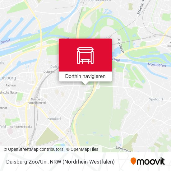 Duisburg Zoo/Uni Karte