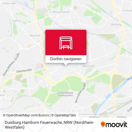 Duisburg Hamborn Feuerwache Karte