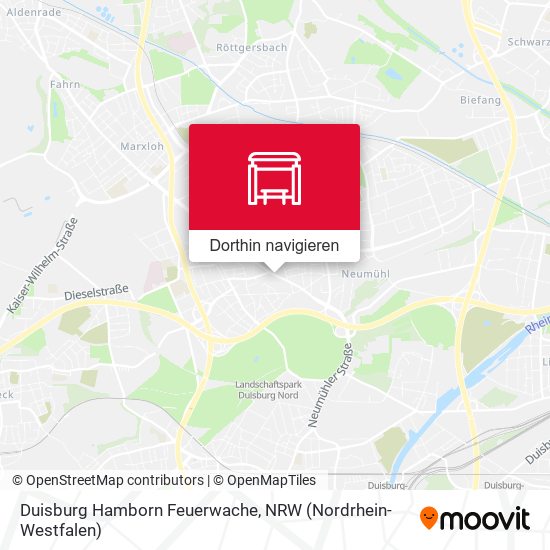 Duisburg Hamborn Feuerwache Karte