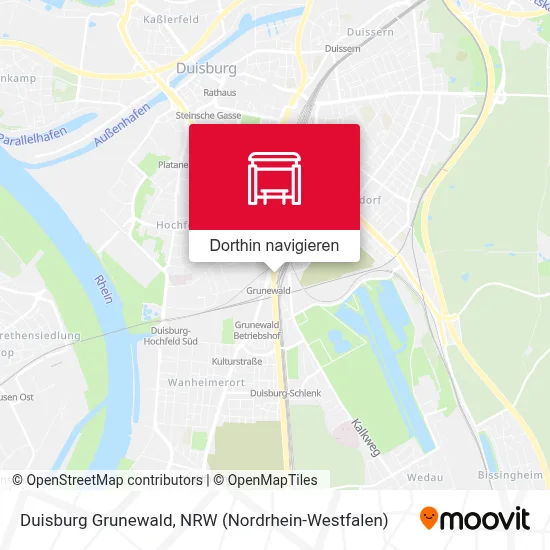 Duisburg Grunewald Karte