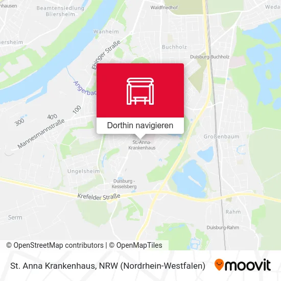 St. Anna Krankenhaus Karte