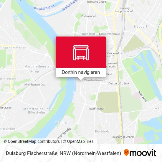 Duisburg Fischerstraße Karte