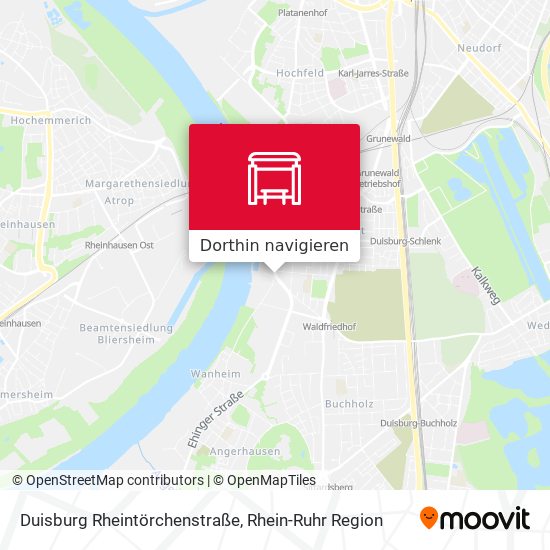 Duisburg Rheintörchenstraße Karte