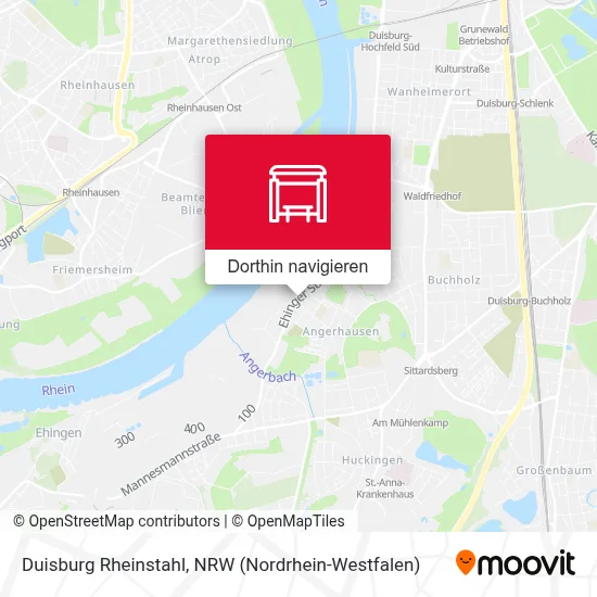 Duisburg Rheinstahl Karte