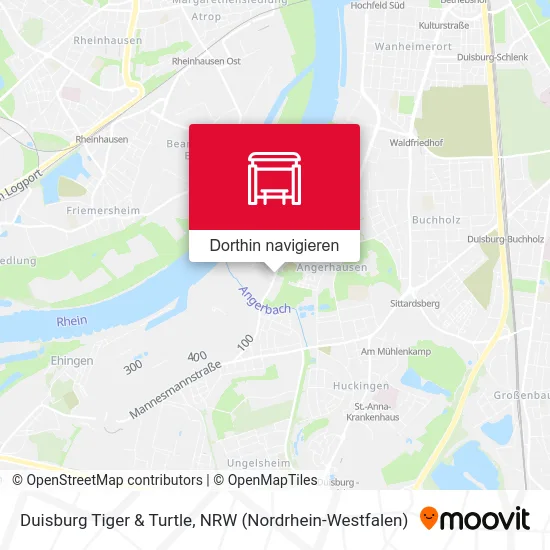 Duisburg Tiger & Turtle Karte