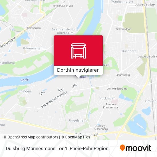 Duisburg Mannesmann Tor 1 Karte