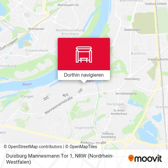 Duisburg Mannesmann Tor 1 Karte