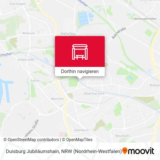Duisburg Jubiläumshain Karte