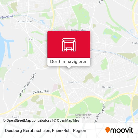 Duisburg Berufsschulen Karte