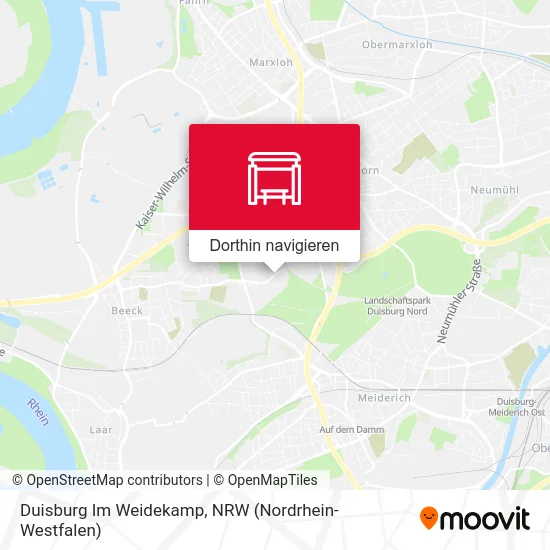Duisburg Im Weidekamp Karte