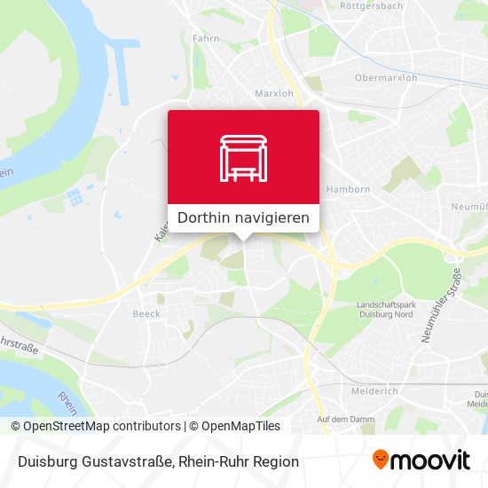 Duisburg Gustavstraße Karte