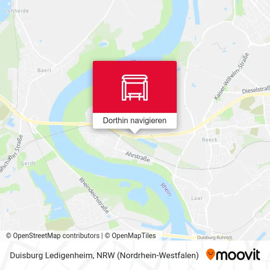 Duisburg Ledigenheim Karte