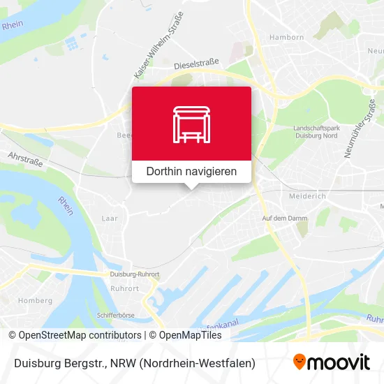 Duisburg Bergstr. Karte