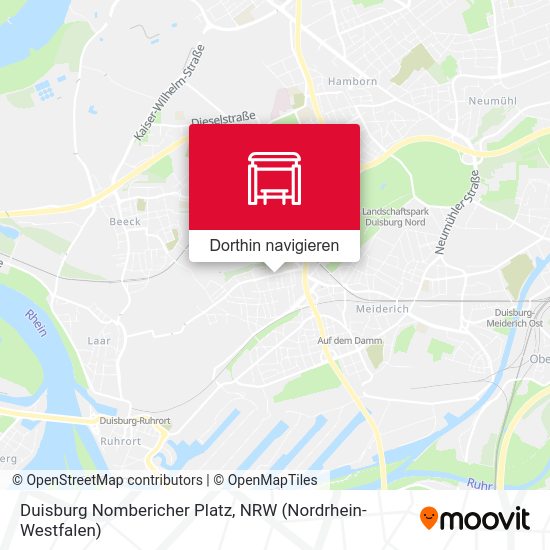 Duisburg Nombericher Platz Karte
