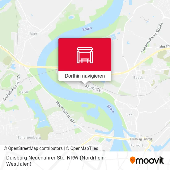 Duisburg Neuenahrer Str. Karte