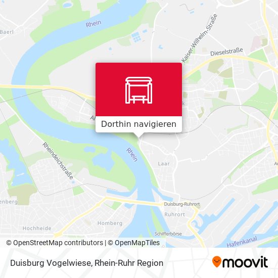 Duisburg Vogelwiese Karte