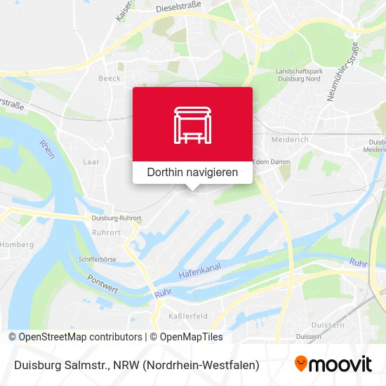 Duisburg Salmstr. Karte