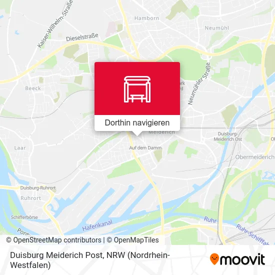 Duisburg Meiderich Post Karte