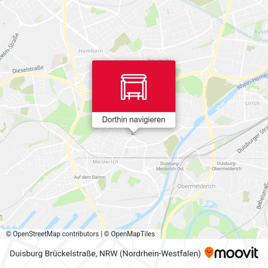 Duisburg Brückelstraße Karte