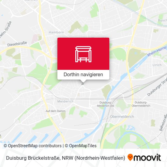 Duisburg Brückelstraße Karte