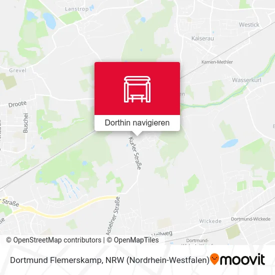 Dortmund Flemerskamp Karte