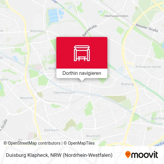 Duisburg Klapheck Karte