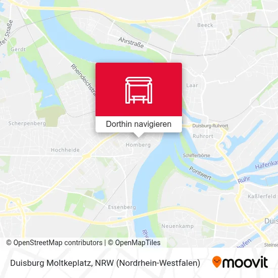 Duisburg Moltkeplatz Karte