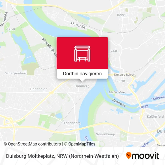 Duisburg Moltkeplatz Karte