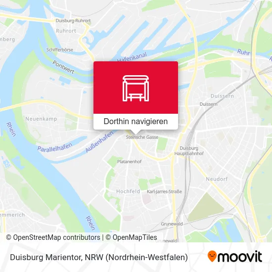 Duisburg Marientor Karte