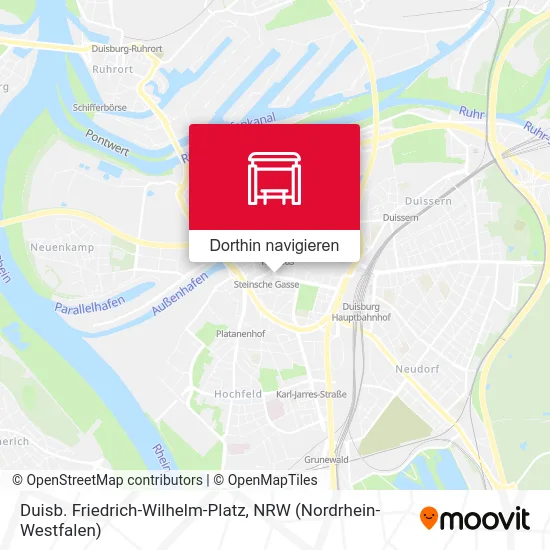 Duisb. Friedrich-Wilhelm-Platz Karte