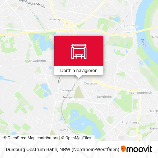 Duisburg Oestrum Bahn Karte