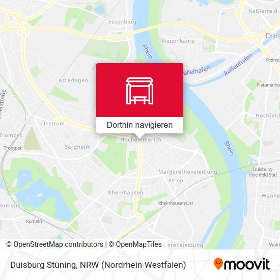 Duisburg Stüning Karte