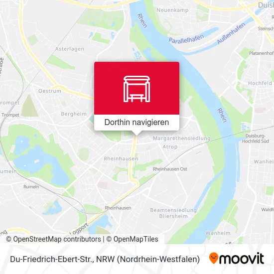 Du-Friedrich-Ebert-Str. Karte