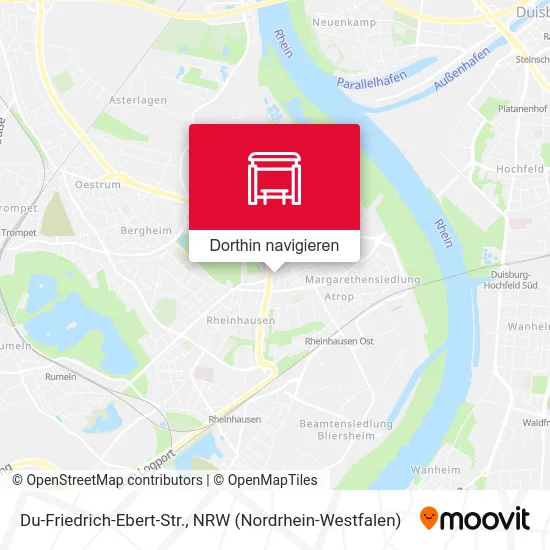 Du-Friedrich-Ebert-Str. Karte