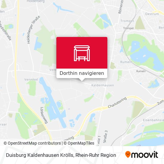 Duisburg Kaldenhausen Krölls Karte