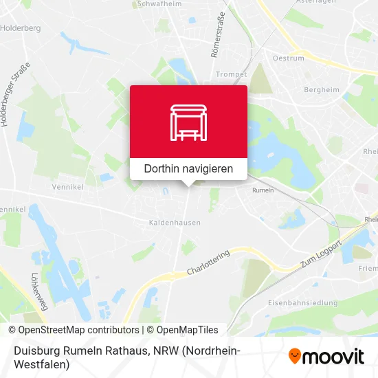Duisburg Rumeln Rathaus Karte