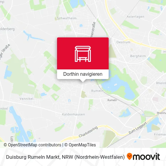 Duisburg Rumeln Markt Karte